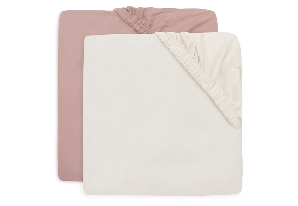 Jollein Jersey Spannbettlaken 70/75 x 140/150 cm 2 Stk.
