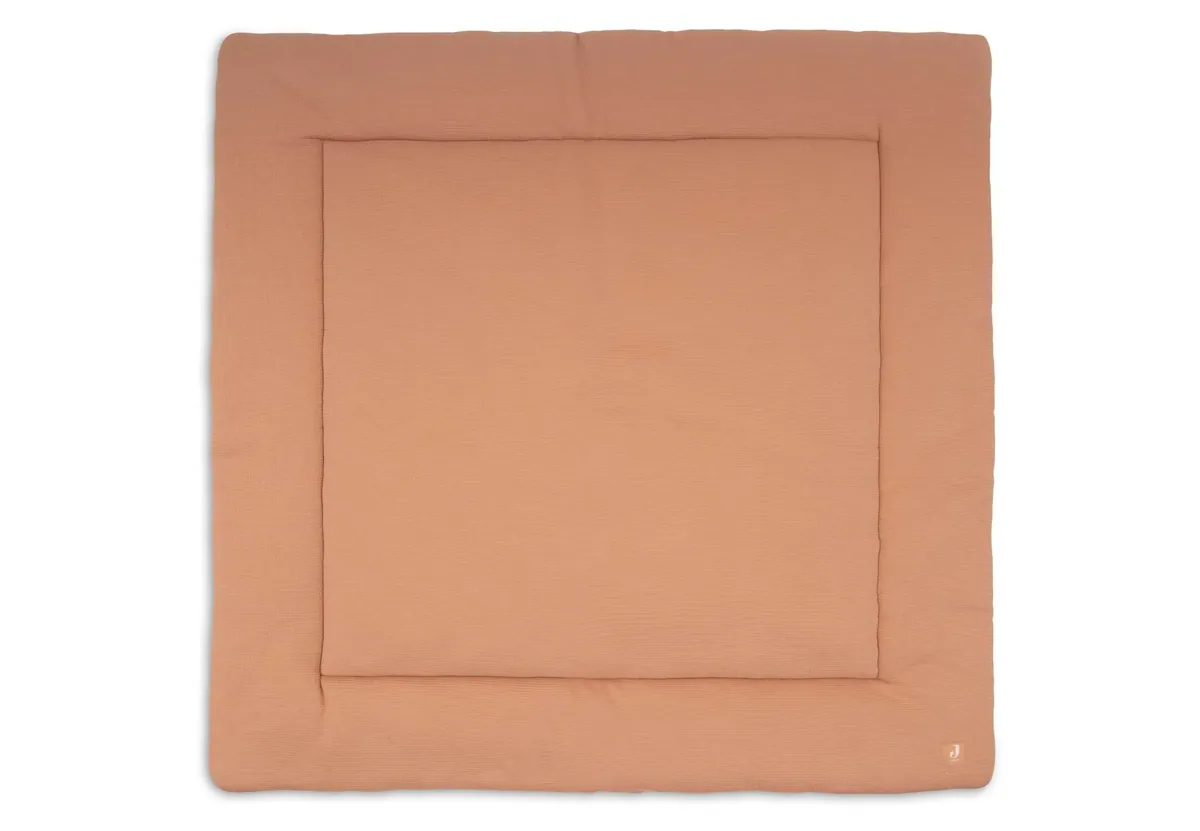 Jollein Krabbeldecke 100 x 100 cm Little Waffle Light Terra/Sand