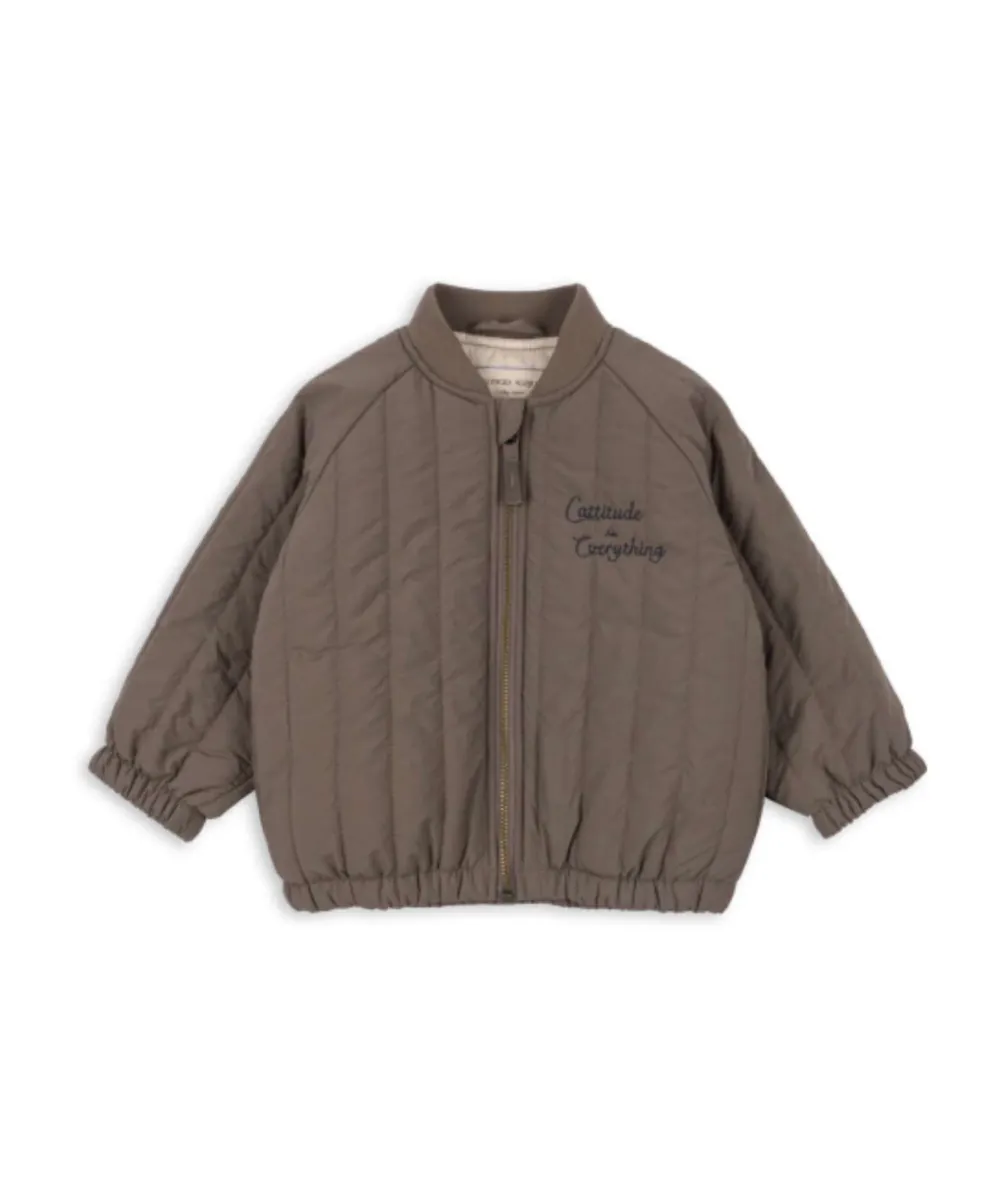 Konges Sløjd • Juno Bomber Jacke / Übergangsjacke walnut