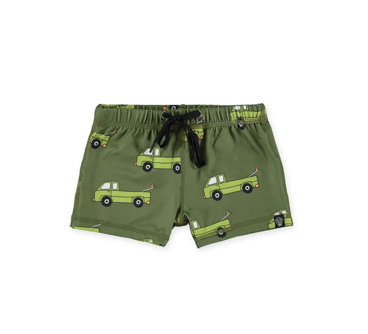 UV Badeshorts Auto Grün