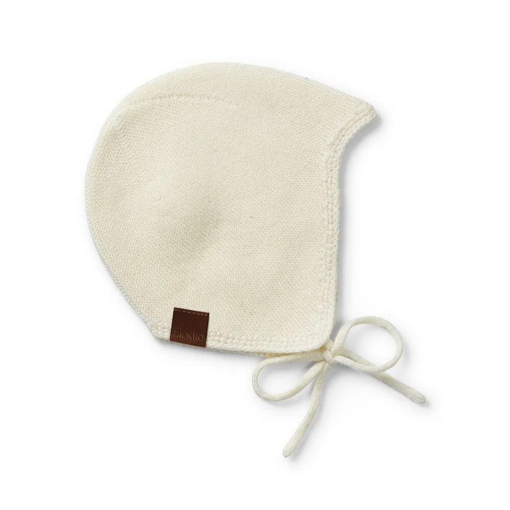 Strickmütze Vintage Vanilla White