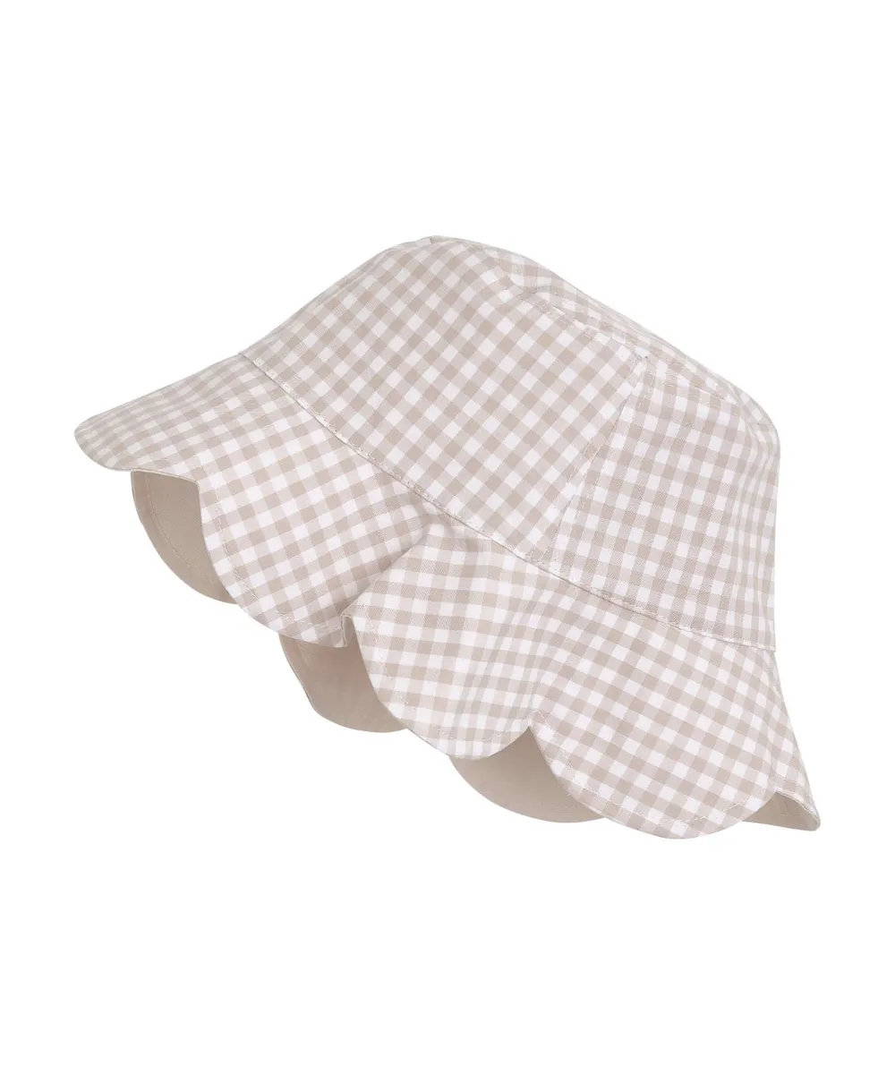 Huttelihut • Sommerhut Check White Pepper UFP 50+