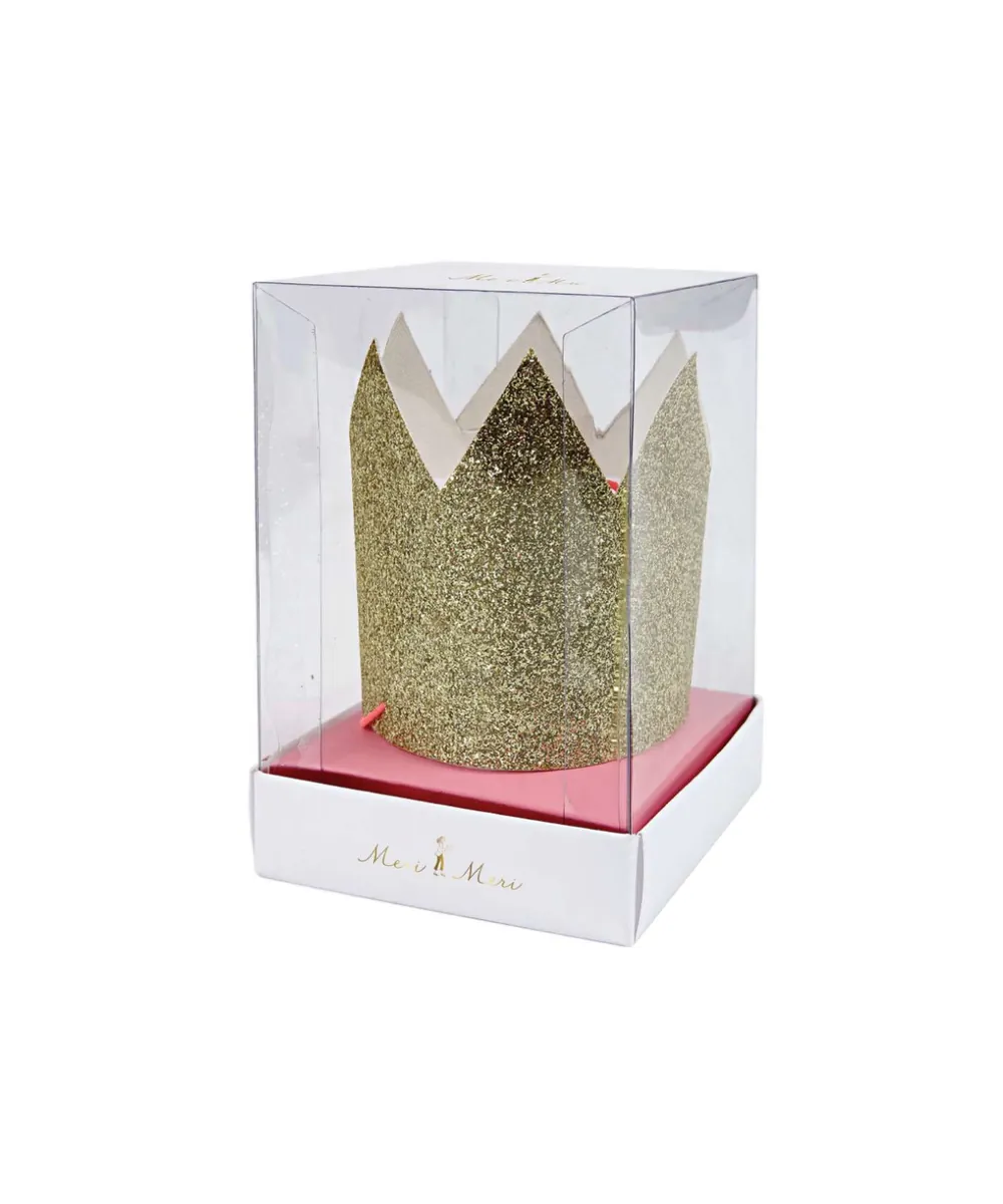 Meri Meri • Mini goldene Glitzerkrone