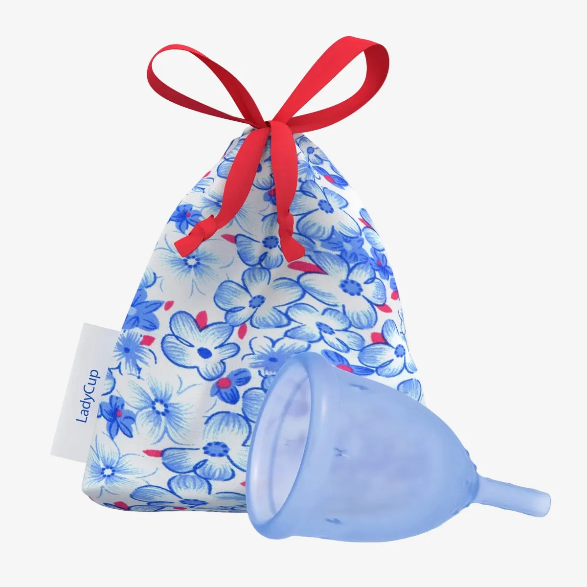 Ladycup blau Blüemli Grösse S