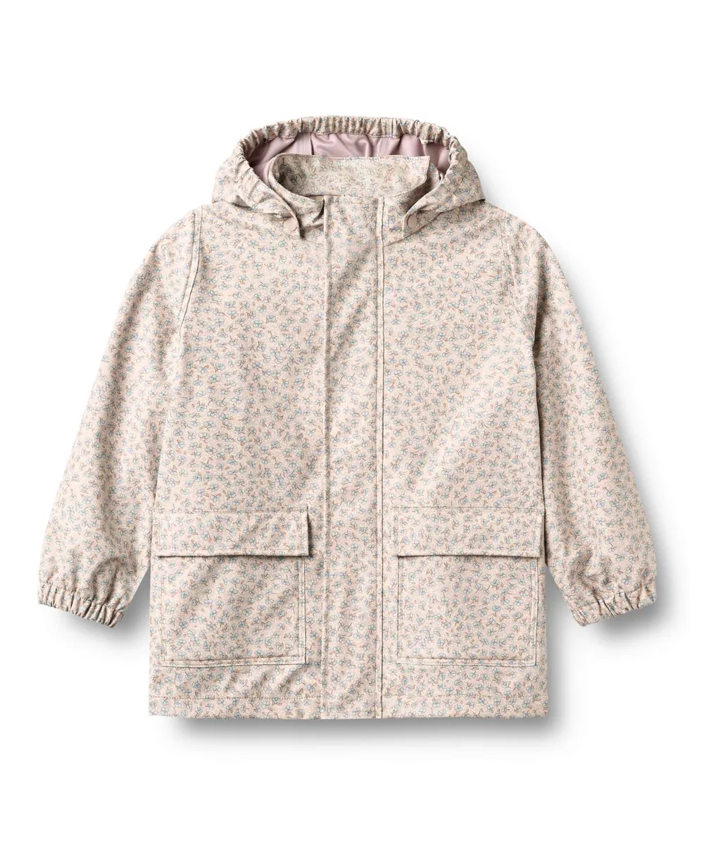 Wheat • Ollo Regenjacke lilac blue flowers