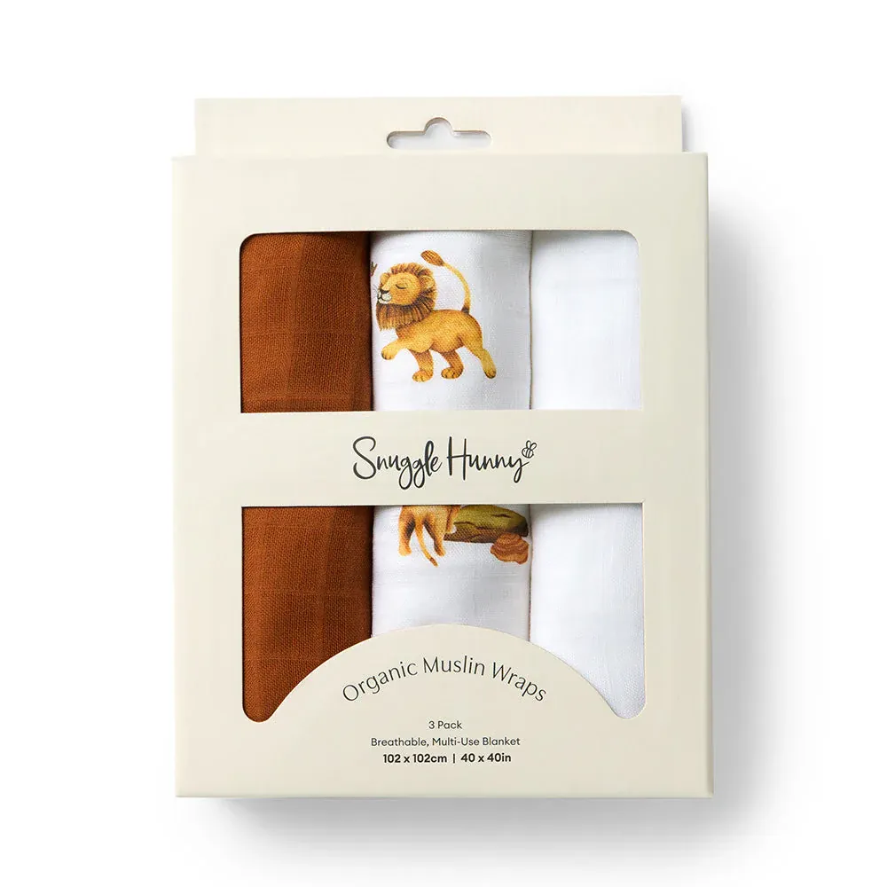 Muslin Set Löwe Bronze