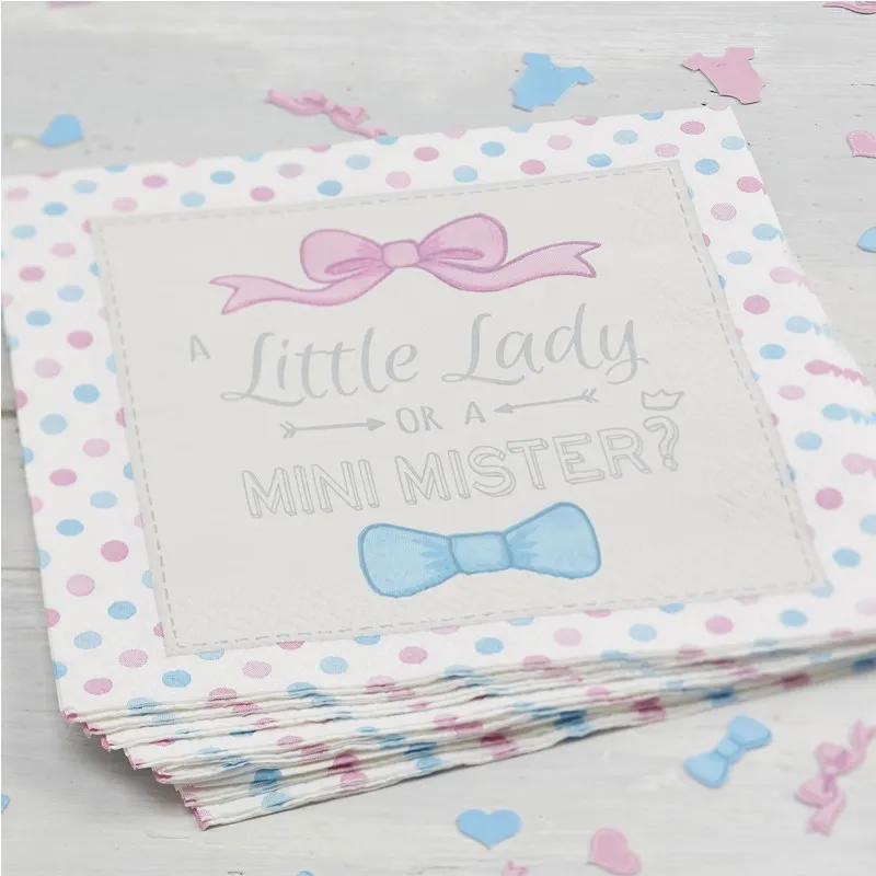 Servietten Little Lady or Mini Mister