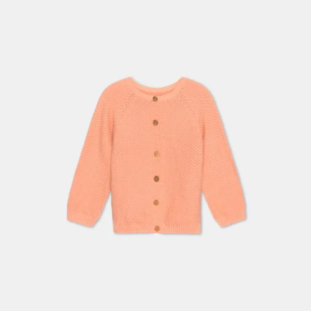Strick Cardigan Cosmos Peach