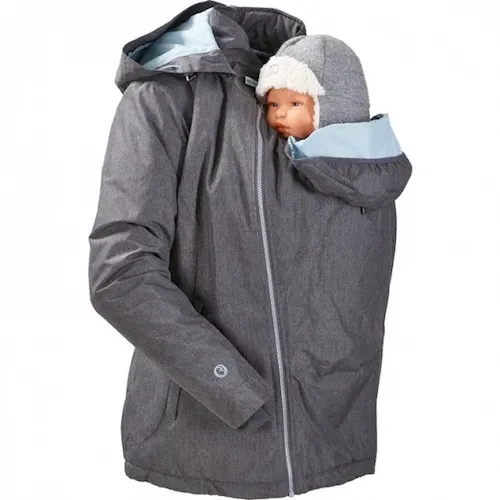 Umstands- und Tragewinterjacke WINTERFRIEND - grey