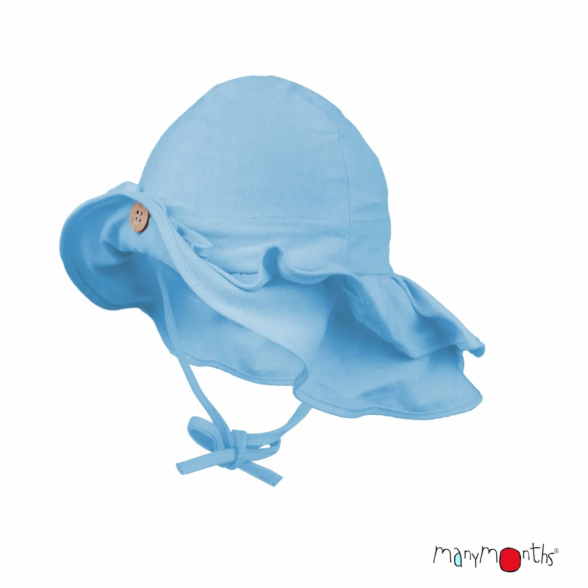 ManyMonths Summer Hat Eco Hanf Bonny - Pool Turquoise
