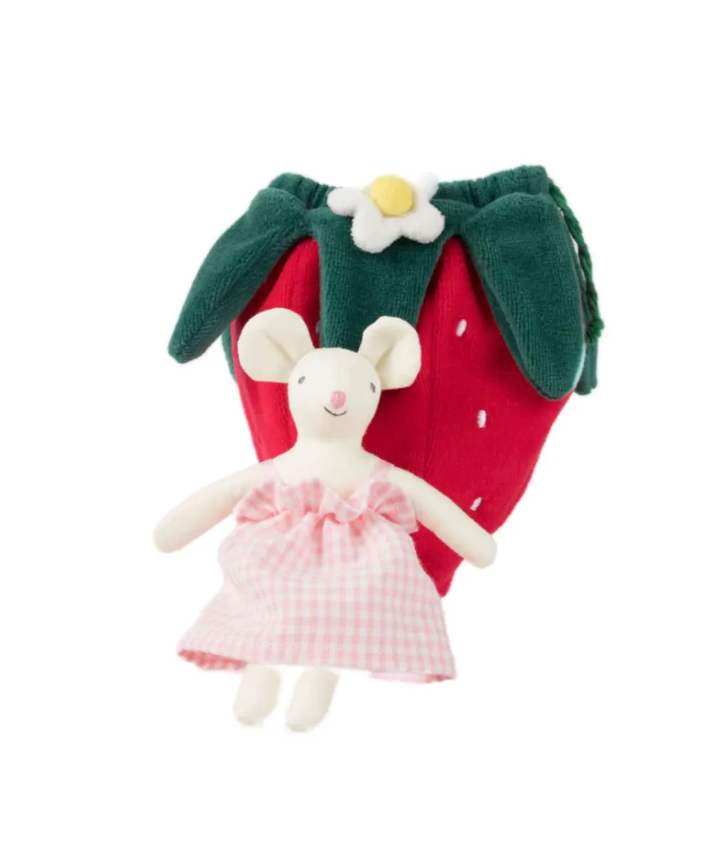 Meri Meri • Erdbeer-Maus Mini Puppe