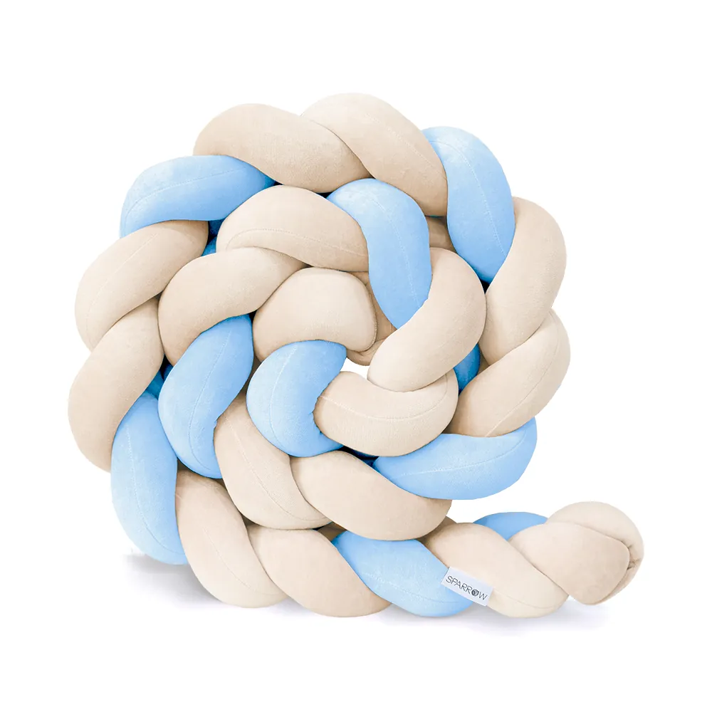 Bettschlange Almond - Babyblue
