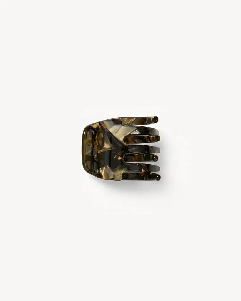 Machete Haarklammer Mini Midnight Horn