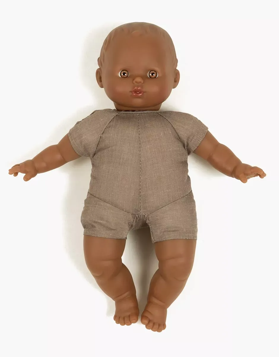 Minikane Baby-Puppe "Sidonie" mit Stoffkörper 28cm