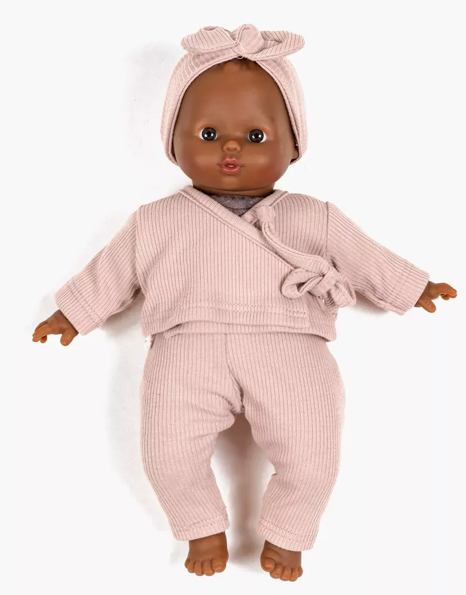 Minikane Babies Puppenkleider-Set "Roxane" mit Stirnband | Rose
