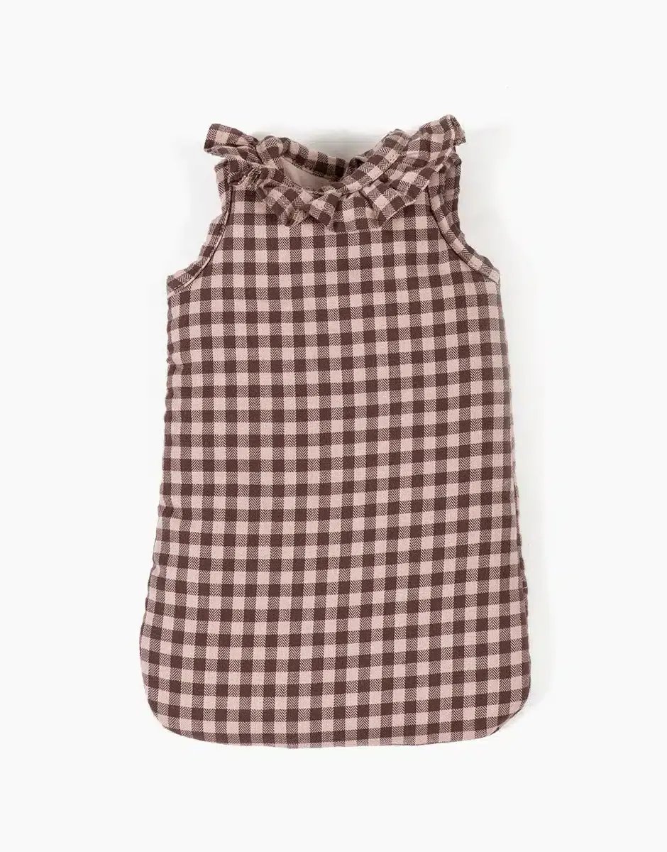 Minikane Puppen-Schlafsack "Flanell" kariert