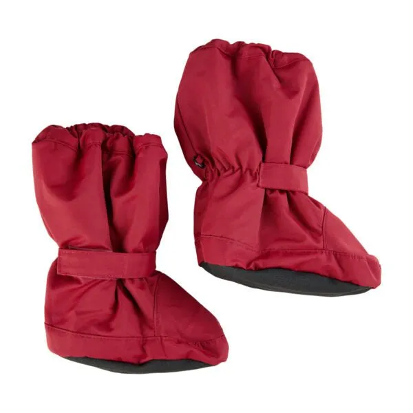 Minymo Baby-Stiefel - Wasserfeste Booties für kleine Abenteurer - bordeaux