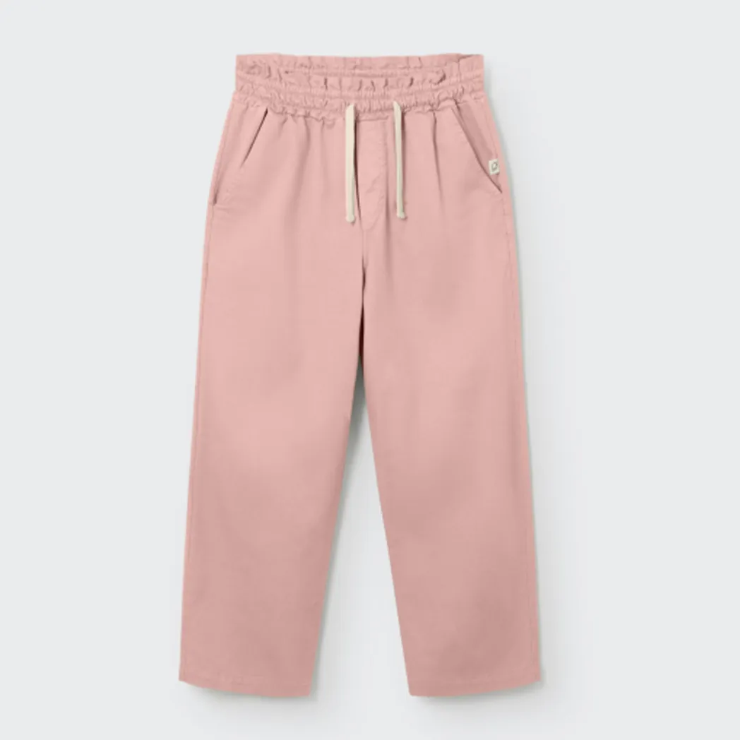 Leichte Twill Flounced Hose Paola Rose