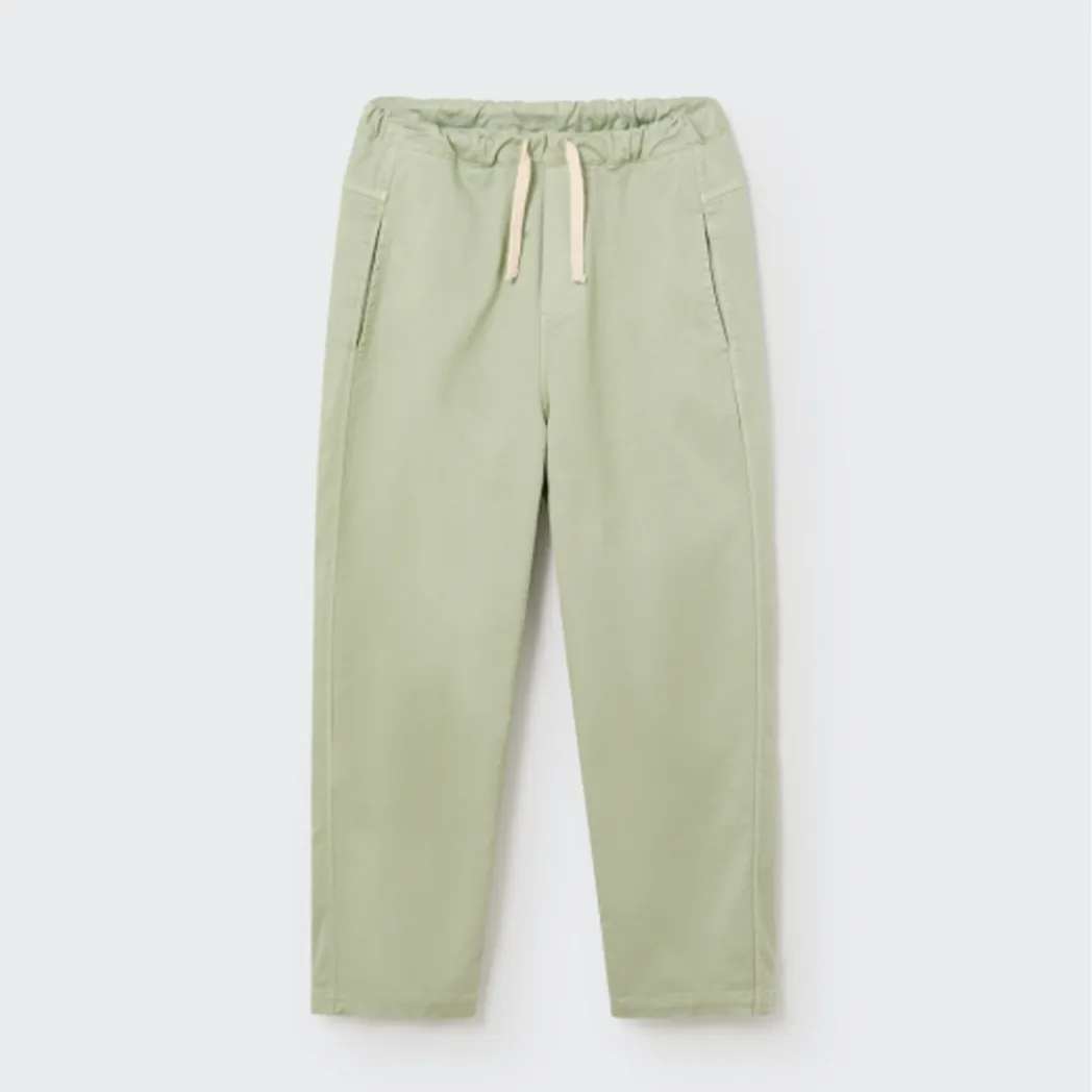 Leichte Twill Hose Fabio Frosty Green