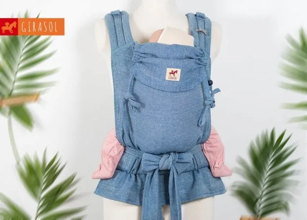 MySol Blue Tweed Schnallenhüftgurt