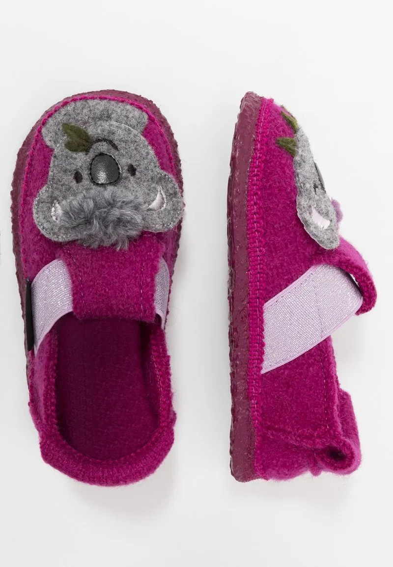 Nanga Hausschuhe Schurwolle - Koala pink