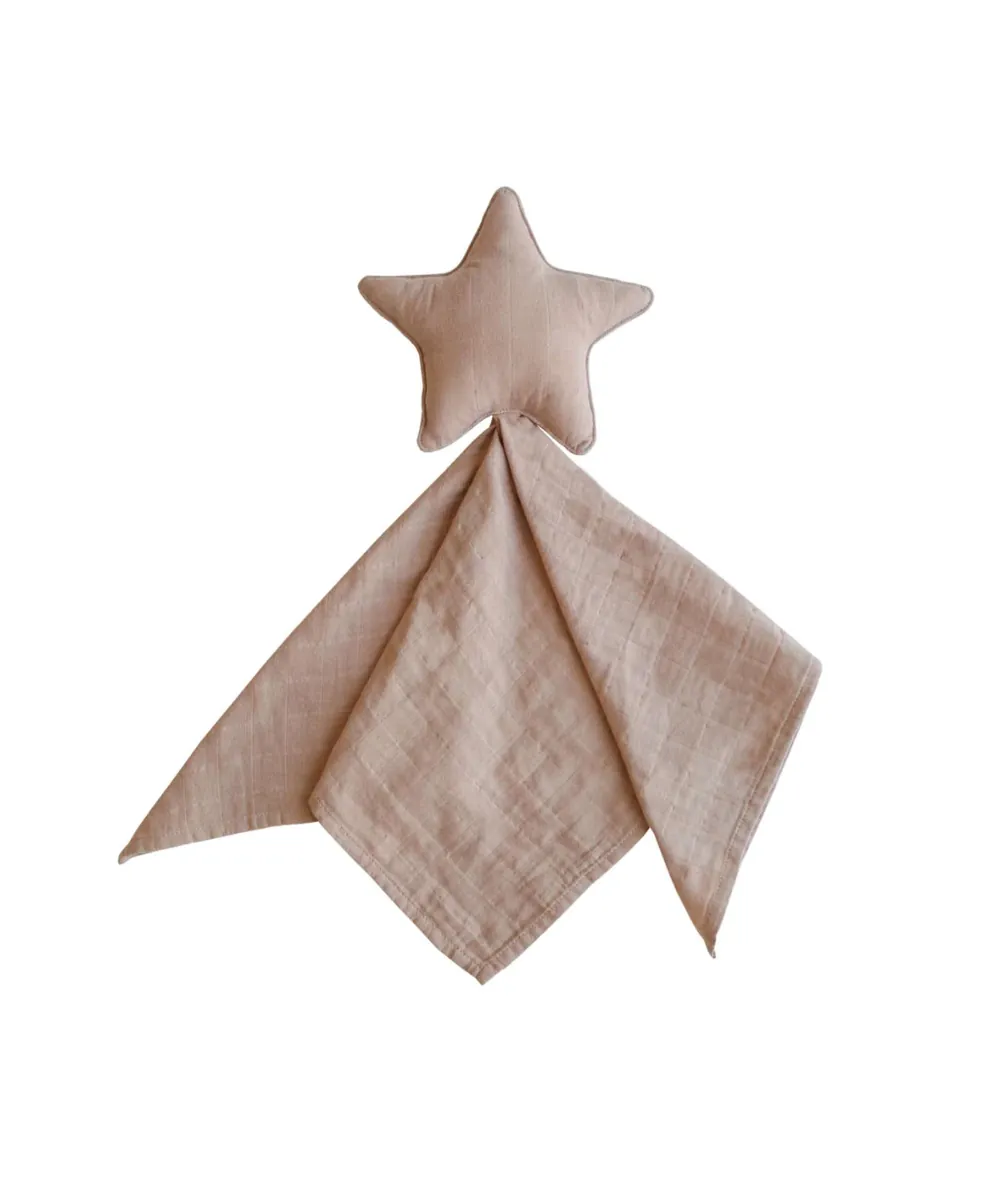 Mushie • Nuscheli / Kuscheltuch Star fog/natural