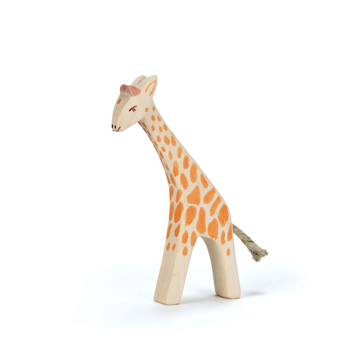Ostheimer Holztier "Giraffe klein gebeugt"