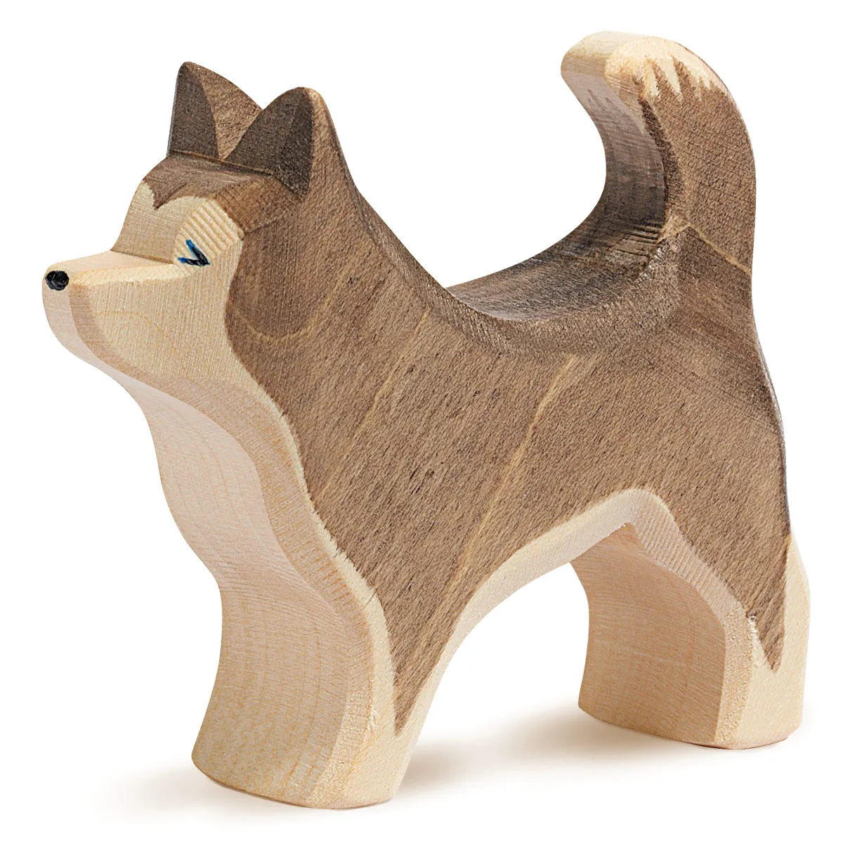 Ostheimer Holztier "Schlittenhund stehend"