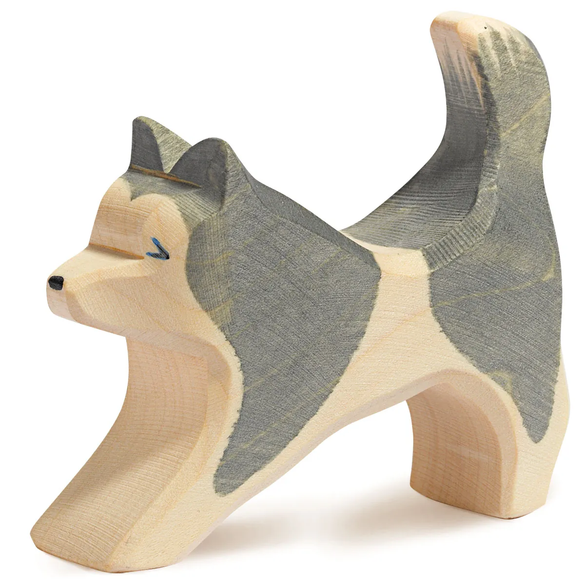 Ostheimer Holztier "Schlittenhund laufend"