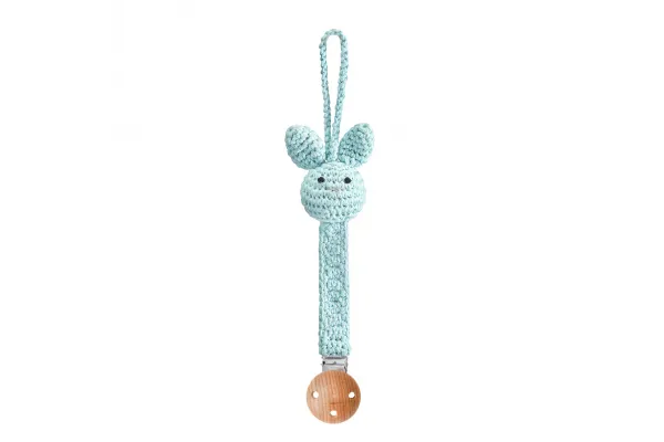 Schnullerclip Bunny Mint
