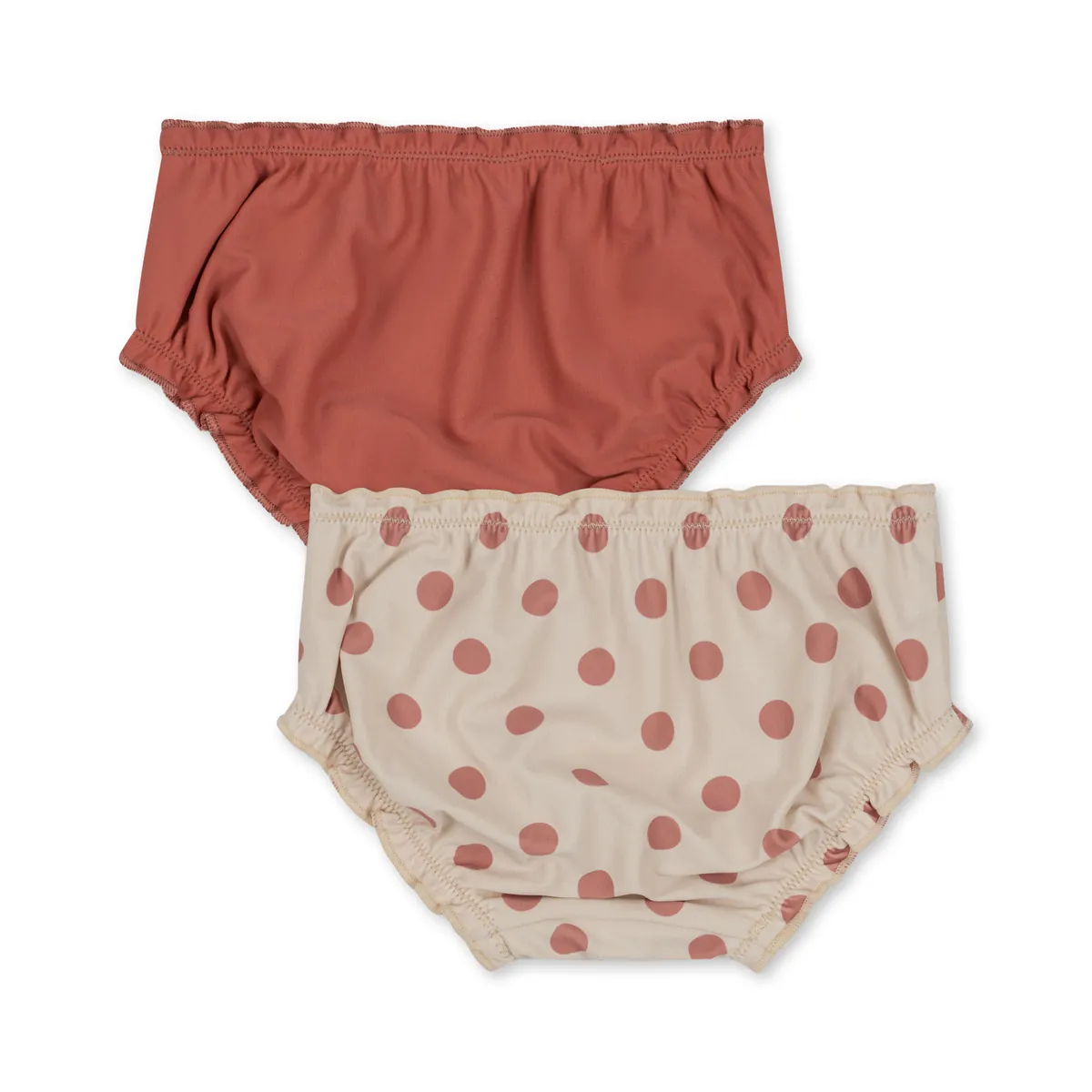 Konges Sløjd Baby Badehose "Collette" 2er Pack Dot Rose