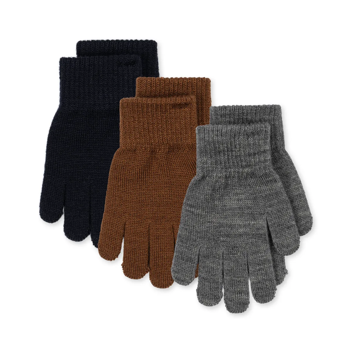 Konges Sløjd Handschuhe "Filla" Midnight 3er- Pack