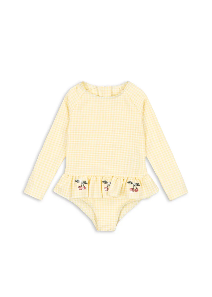 Konges Sløjd "Etta Ls Swimsuit" | Banana Almond Check