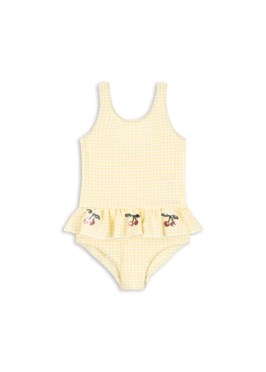 Konges Sløjd Swimsuit "Etta" | Banana Almond Check