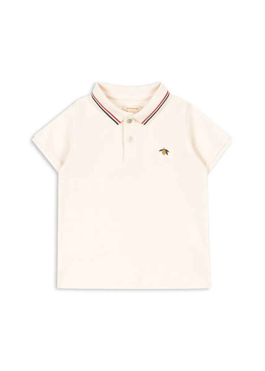 Konges Sløjd Polo Shirt „Florian" | Antique White