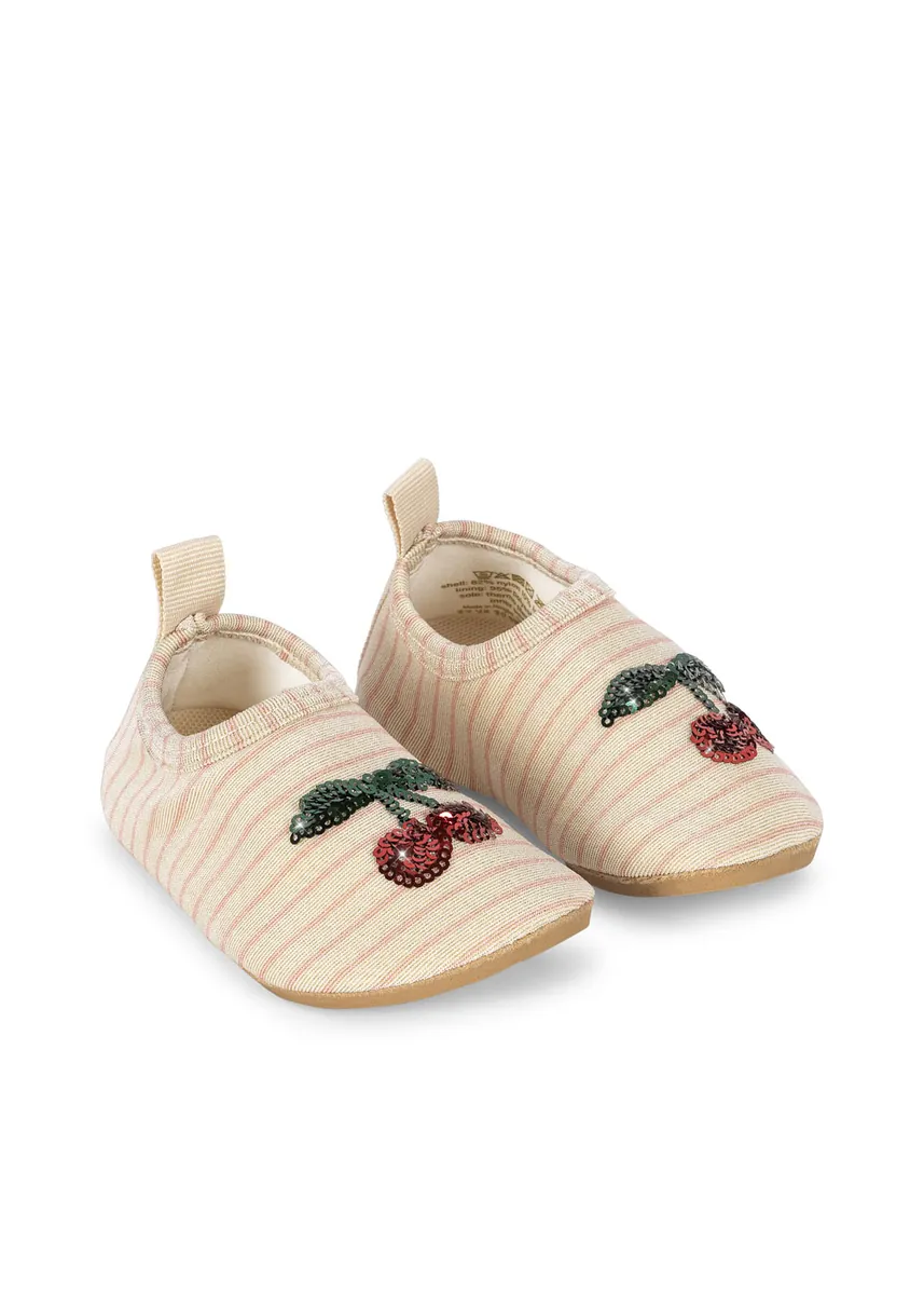 Konges Sløjd Badeschuhe "Jade" | Rose Stripe