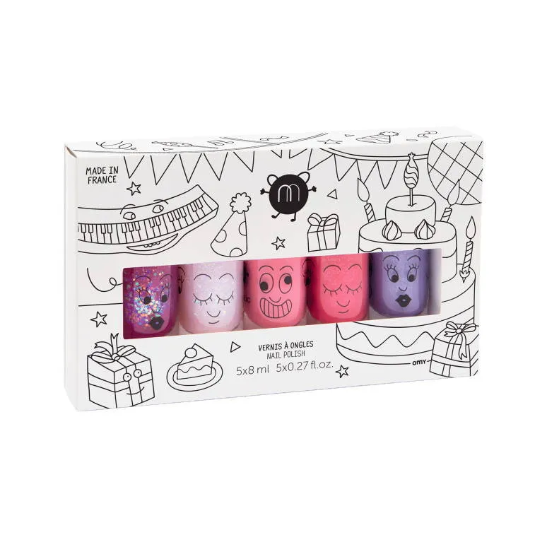 Nailmatic Nagellack "Party" 5-er Set | Polly Cookie