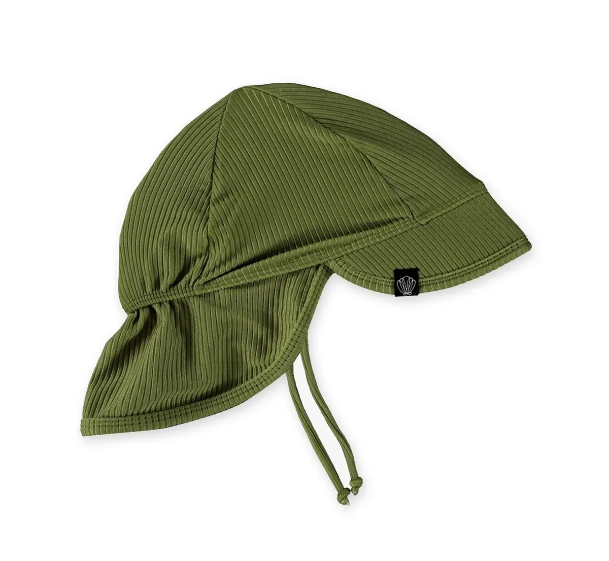 UV Badehut Ribbed Pesto