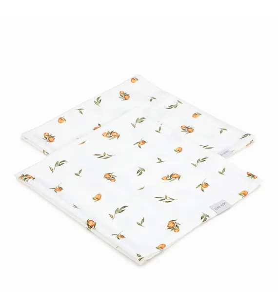 Bambus Muslin Swaddle 2er Set Secret Citrus
