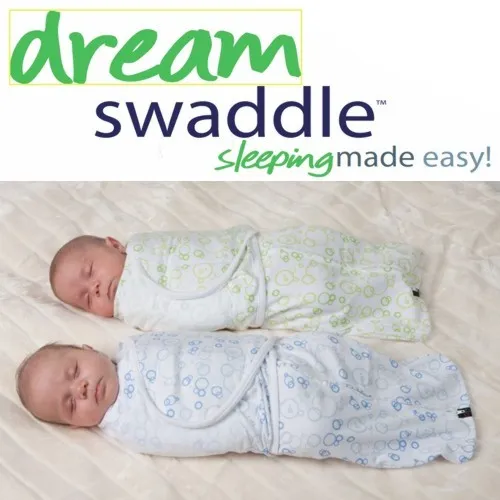 Puck-Tuch pink-weiss Dream-swaddle 6.5-10kg