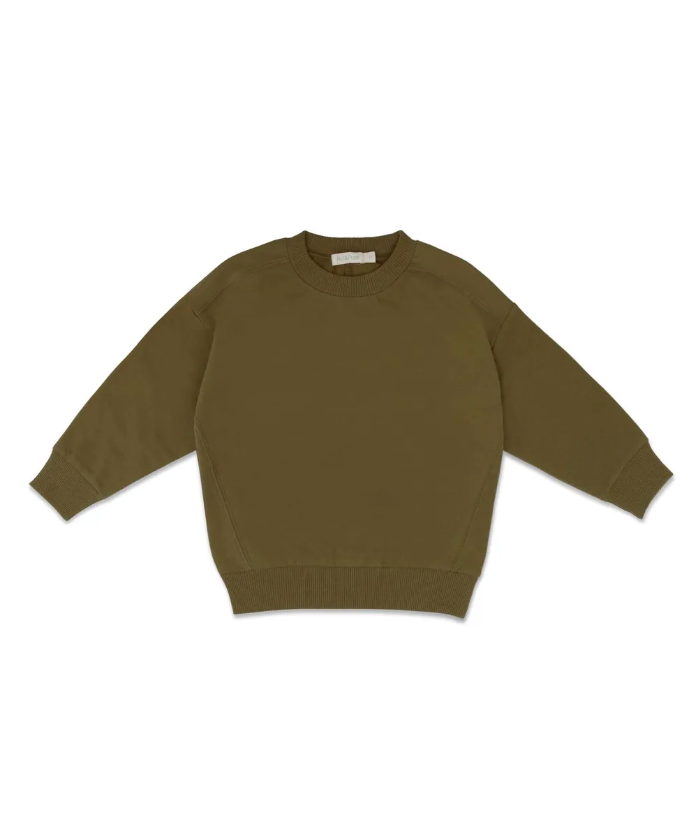 Phil & Phae • Oversized Sweater deep moss