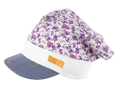 PurePure Kopftuch mit Schirm - white/grape