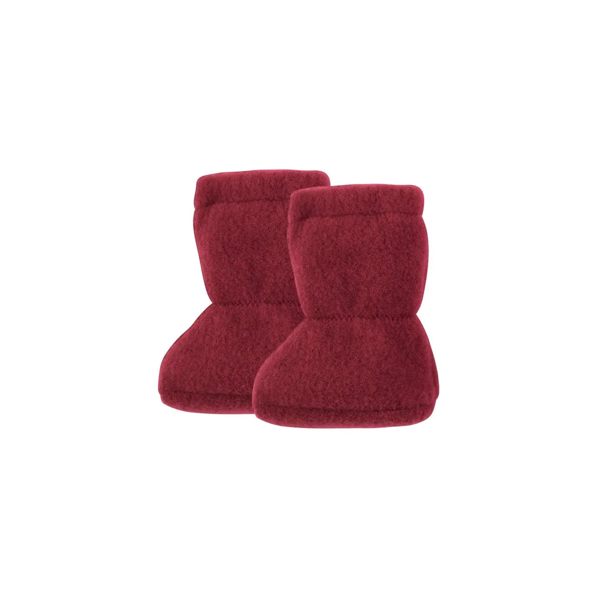 PurePure Stiefel aus Wollfleece - burgundy