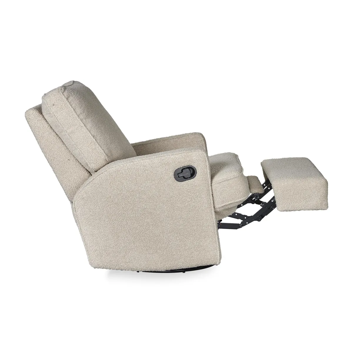 Quax Elektrischer Schaukel - Drehstuhl Teddy Taupe