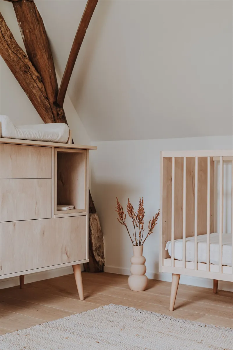 Quax Cocoon Kinderzimmer Sparset inkl. Wickelaufsatz Natural Oak AKTION