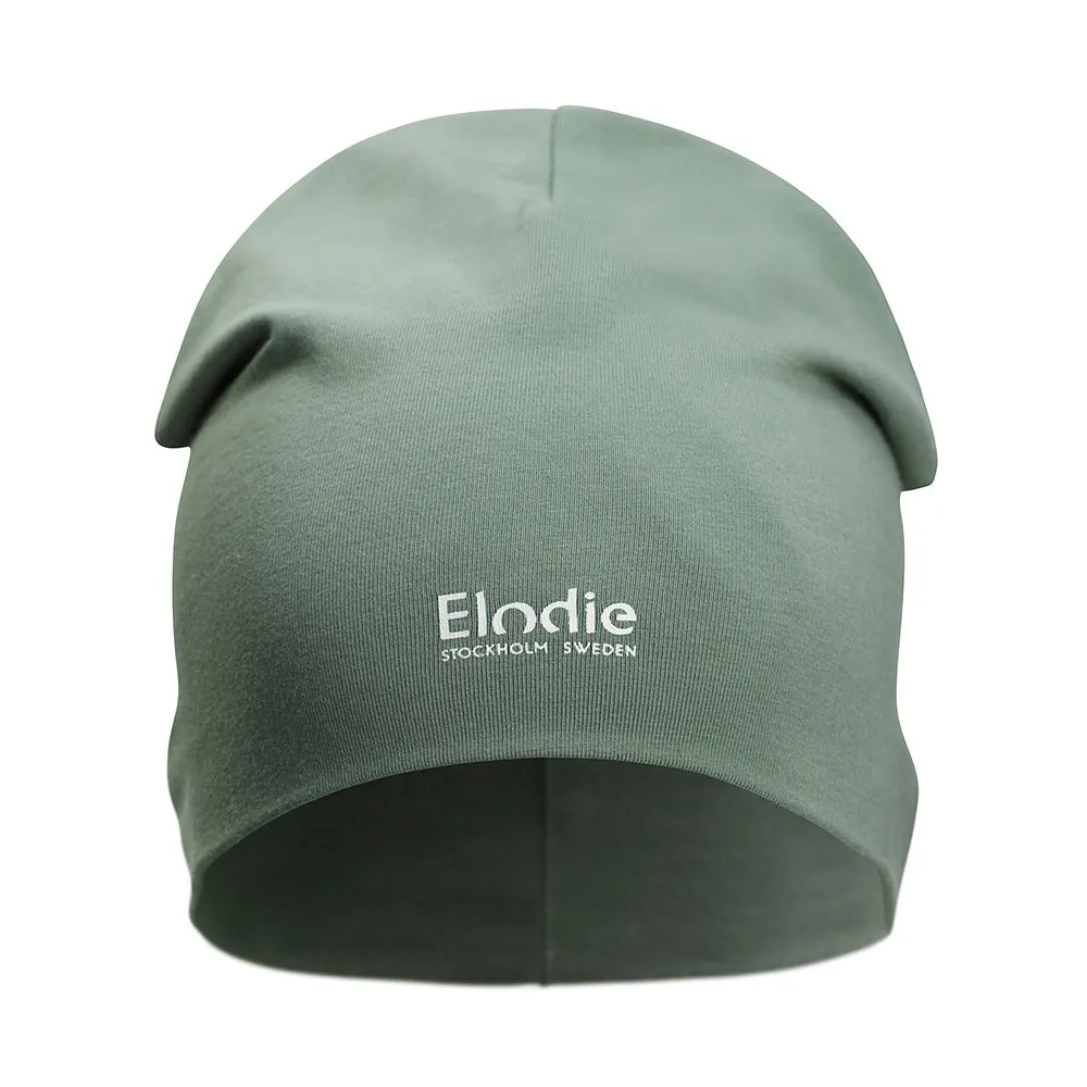 Logo Beanie Übergangszeit Hazy Jade