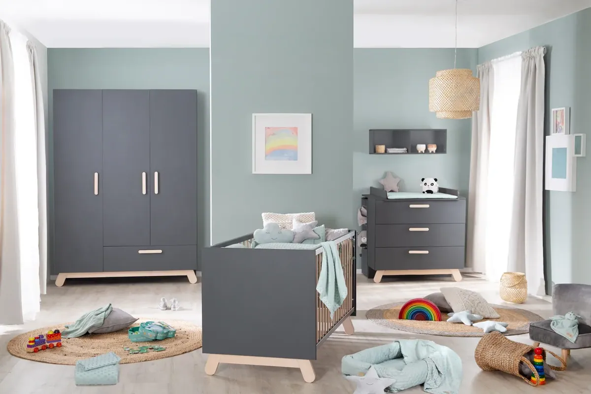 Roba Kinderzimmer Jara anthrazit SONDERAKTION
