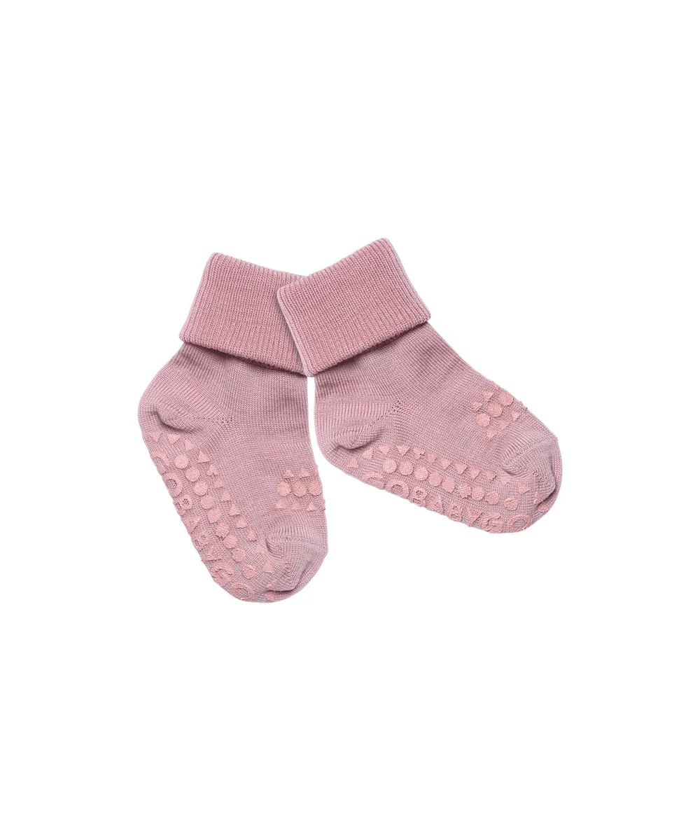 GoBabyGo • Rutschfeste Socken Wolle rose blush