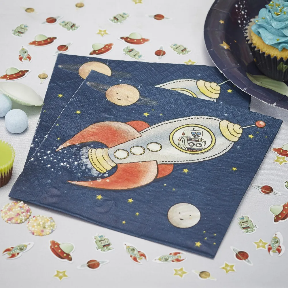 Servietten Space Adventure
