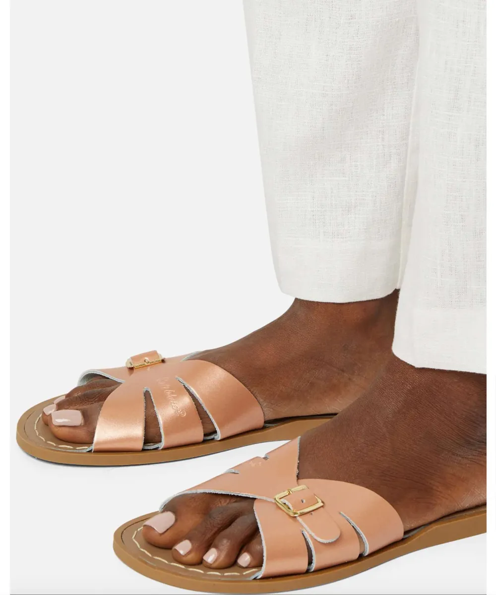 Saltwater Sandale • Slides Adult rose gold